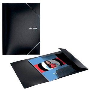 VON LEITZ Sammelmappe DIN A4 schwarz, 1 St.