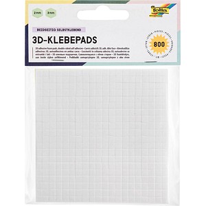 4001868230550 - Klebepads weiß 5x5mm doppelseitig 4001868230550 folia 23055 800 Stück