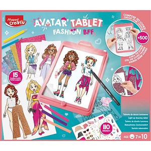 Maped® Creativ Zeichenprojektor AVATAR TABLET FASHION BFF rosa