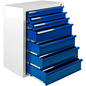 4050049247733 - MAMMUT Schubladenschrank lichtgrau lichtblau 7 Schubladen 700 x 435 x 900 cm 4050049247733 ADB