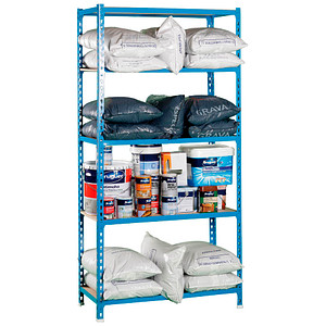 8435104937242 - Schwerlastregal MADERCLICK MINI 8435104937242 blau 800 x 300 x 1800 cm 8435104937242 Simonrack 8435104937242 - Schwerlastregal MADERCLICK MINI 8435104937242 blau 800 x 300 x 1800 cm 8435104937242 Simonrack