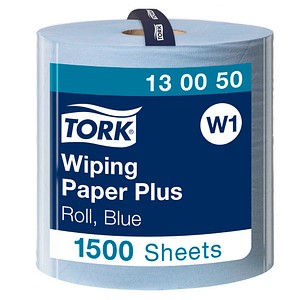 Aftørringspapir tork w1 allround, blå, 1.500 ark - Image 3