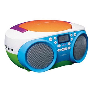8711902040569 - SCD-41 Kids - Boombox Kinder-CD- MP3-Player mit Radio USB-Anschluss und Kopfhöreranschluss bunt