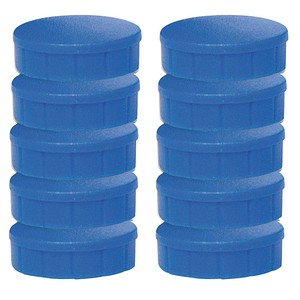 MAUL Magnete blau, Kunststoff Ø 2,0 cm, 10 St.