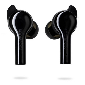 5081304398487 - Boompods Bassline GO In Ear Kopfhörer Bluetooth® Schwarz Headset Lautstärkeregelung Schweißresistent Touch-Steuerung