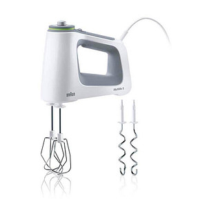 BRAUN Multimix 5 HM5100 Handmixer weiß, grau 750 W