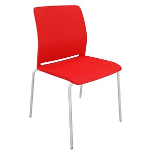 8052877357420 - Besucherstuhl Close rot   chrom ohne Armlehnen 4-Fuß-Gestell 8052877357420 Quadrifoglio 8052877357420 - Besucherstuhl Close rot   chrom ohne Armlehnen 4-Fuß-Gestell 8052877357420 Quadrifoglio