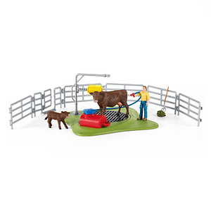 Image of Farm World Kuh Waschstation, Spielfigur