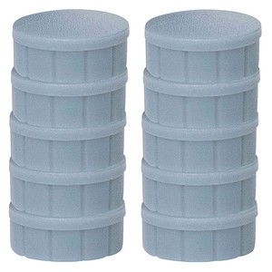 MAUL Magnete grau, Kunststoff Ø 1,5 cm, 10 St.