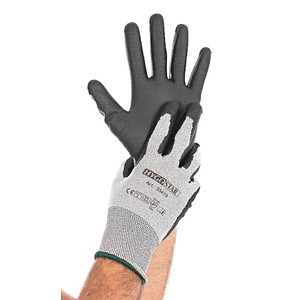 4015544334166 - Schnittschutzhandschuhe Cut Safe Touch StrickPU grauschwarz Gr 7S 10 Paar 4015544334166 12 Stück