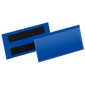 50 DURABLE Magnettaschen blau 11,3 x 5,3 cm