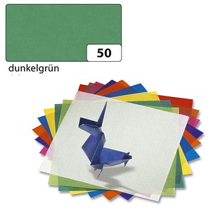 4001868825503 - Drachenpapier 70x100cm gefalzt auf 35x50cm 42g dunkelgrün 82550 4001868825503 25 Bogen