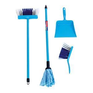 klein Kinder-Putzset Wischmoppset Vileda 6796 blau , 4 St.