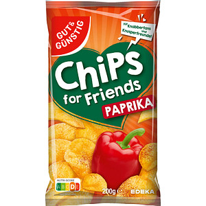 GUT&GÜNSTIG Paprika Chips 200,0 g