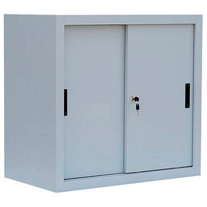 4061815524088 - Schiebetürenschrank 550080 lichtgrau 1 Fachboden 800 x 450 x 750 cm  4061815524088 LÜLLMANN