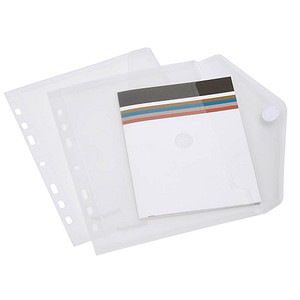 4250037426748 - 10 FolderSys Dokumententaschen DIN A5 transparent genarbt 020 mm