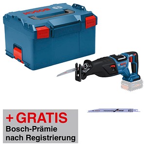 AKTION: BOSCH Professional GSA 18V-28 Akku-Säbelsäge Set 18,0 V, ohne Akku mit Prämie nach Registrierung