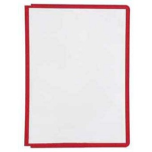 4005546100739 - DURABLE Sichttafel Sherpa DIN A4 Rot PP (Polypropylen) 241 x 29 x 336 cm 5 Stück