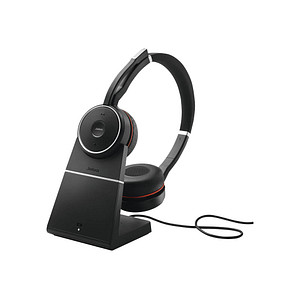 Jabra Evolve 75 SE MS mit Ladestation Headset schwarz