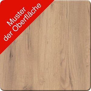 4251982676516 - POSSEIK Bad-Hängeschrank LEVANA XXL eiche gold 350 x 300 x 1500 cm