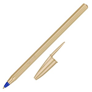 3086124134323 - BIC Kugelschreiber Cristal Glace gold Schreibfarbe blau 20 St