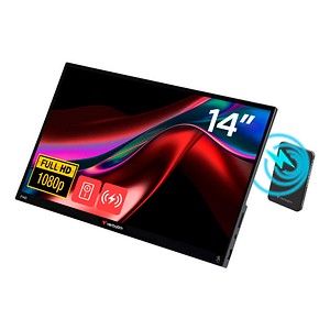 verbatim mit Powerbank Monitor 35,6 cm (14,0 Zoll) schwarz