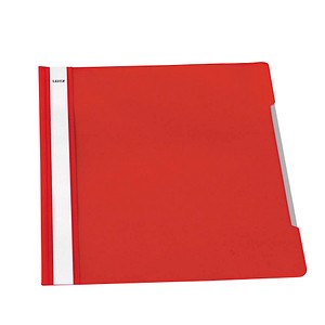 25 LEITZ Schnellhefter 4191 Kunststoff rot DIN A4