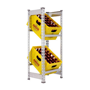 8435104962596 - Getränkekistenregal SIMONBOTTLE 2 8435104962596 silber 400 x 300 x 1000 cm 8435104962596 Simonrack