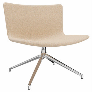 fm Sessel LODUS sand chrom Stoff, 1 St.