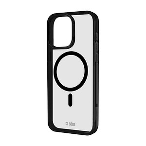 8018417482397 - Mag Frame Handy-Cover für Apple iPhone 16 Pro Max transparent schwarz 8018417482397 Sbs