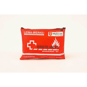 LEINA-WERKE Erste-Hilfe-Tasche Brandwunden-Set ohne DIN rot