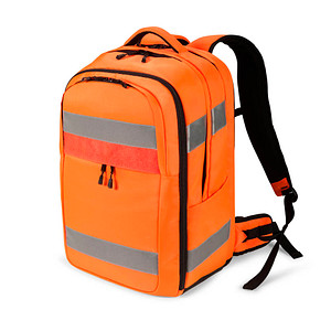 DICOTA Rucksack Hi-Vis Recycling-PET orange 32,0 - 38,0 l