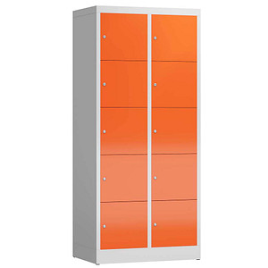 4061815858206 - Schließfachschrank ClassiX feuerrot lichtgrau X-523524 10 Schließfächer 800 x 500 x 1800 cm 4061815858206 LÜLLMANN 4061815858206 - Schließfachschrank ClassiX feuerrot lichtgrau X-523524 10 Schließfächer 800 x 500 x 1800 cm 4061815858206 LÜLLMANN