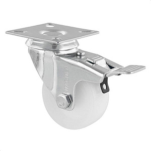 4001073056136 - Apparate-Lenkrollen ECO Rad-Ø 50 mm VE 4 Stk Kunststoff Lenkrolle mit Feststeller Wagner 4001073056136 - Apparate-Lenkrollen ECO Rad-Ø 50 mm VE 4 Stk Kunststoff Lenkrolle mit Feststeller Wagner