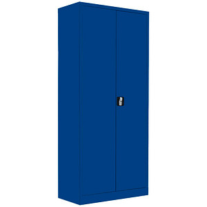 4061815522428 - Stahlschrank 530333 enzianblau 800 x 383 x 1800 cm aufgebaut  4061815522428 LÜLLMANN