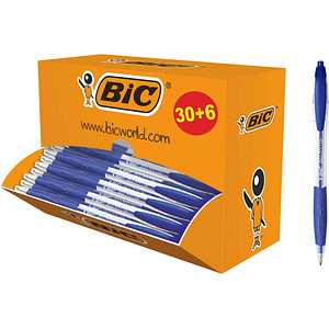 Bic Kuli ATLANTIS Classic, nachfüllbar, 0,4 mm, Schreibfarbe: blau 3086123344525 Bic 36 Stück