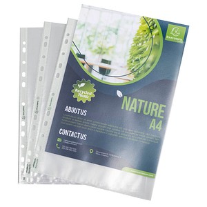 3130630053309 - Prospekthüllen Forever® aus Recycling-Polypropylen genarbt 90µ für DIN A4 50 Stück