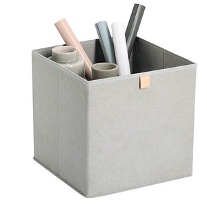 Zeller Aufbewahrungsbox grau 32,0 x 32,0 x 32,0 cm, 1 St.