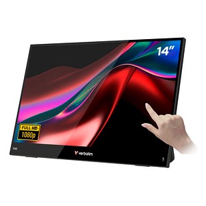 verbatim 14" Touch Light Monitor 35,6 cm (14 Zoll) schwarz