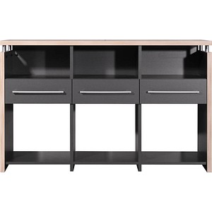 Duo Schreibtisch grau rechteckig