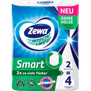 Zewa Küchenrollen WISCH&WEG Smart 2-lagig, 2 Rollen