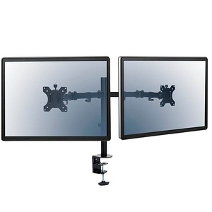 Kensington Monitor-Halterung SmartFit Ergo Dual K55409WW schwarz für 2  Monitore, Tischklemme, Tischbohrung >> büroshop24
