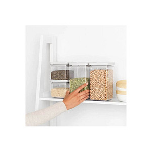 8710755122569 - brabantia Vorratsdosen-Set 105 200 cm hoch transparent grau 2x 07 2x 16 l 1 Set 8710755122569 - brabantia Vorratsdosen-Set 105 200 cm hoch transparent grau 2x 07 2x 16 l 1 Set