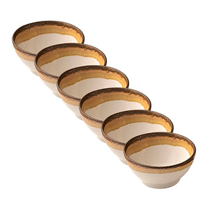 4029793462228 - 6 HEART & SOUL Schalen Perfect Match Cumin hellbraun 140 cm 4029793462228 HEART & SOUL 6 Stück