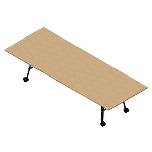 8029466017560 - Konferenztisch SERENITY eiche rechteckig A-Gestell grau 3200 x 1200 x 750 cm 8029466017560 Quadrifoglio