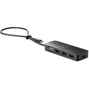 HP USB-Hub Reisehub G2 EURO 4-fach schwarz