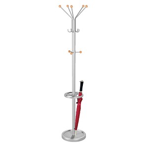 Kerkmann Kleiderständer TK 2 30606814 silber Metall 13 Haken 39,0 x 175,0 cm, 1 St.