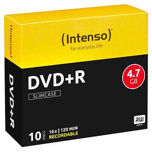 10 Intenso DVD+R 4,7 GB