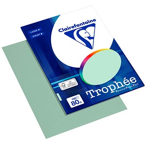 Clairefontaine Kopierpapier Trophée hellgrün DIN A4 80 g/qm 100 Blatt