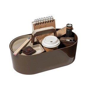 4012473120068 - Schreibtisch-Organizer Toolbox Loft braun Kunststoff 4 Fächer 340 x 187 x 188 cm 4012473120068 HAN 4012473120068 - Schreibtisch-Organizer Toolbox Loft braun Kunststoff 4 Fächer 340 x 187 x 188 cm 4012473120068 HAN